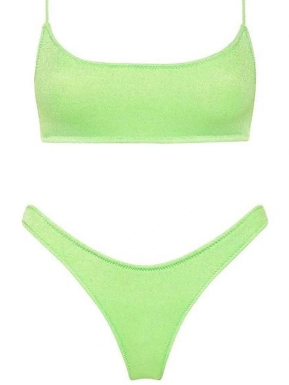 triangl swimwear Mint Sparkle Bikini Set